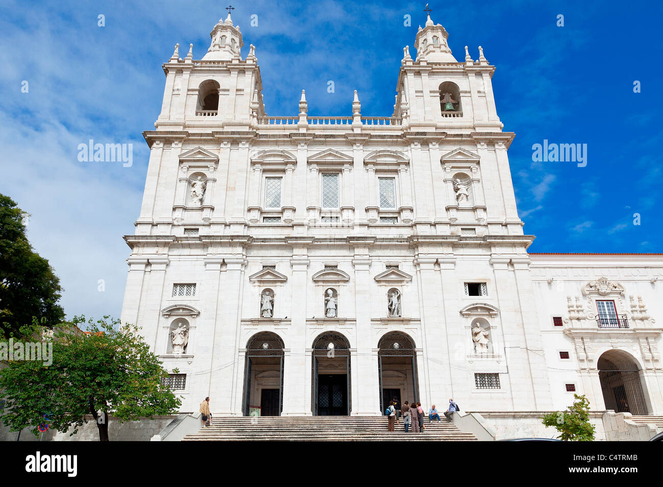 Europa, Portugal, Lissabon, São Vicente de Fora Kirche Stockfoto