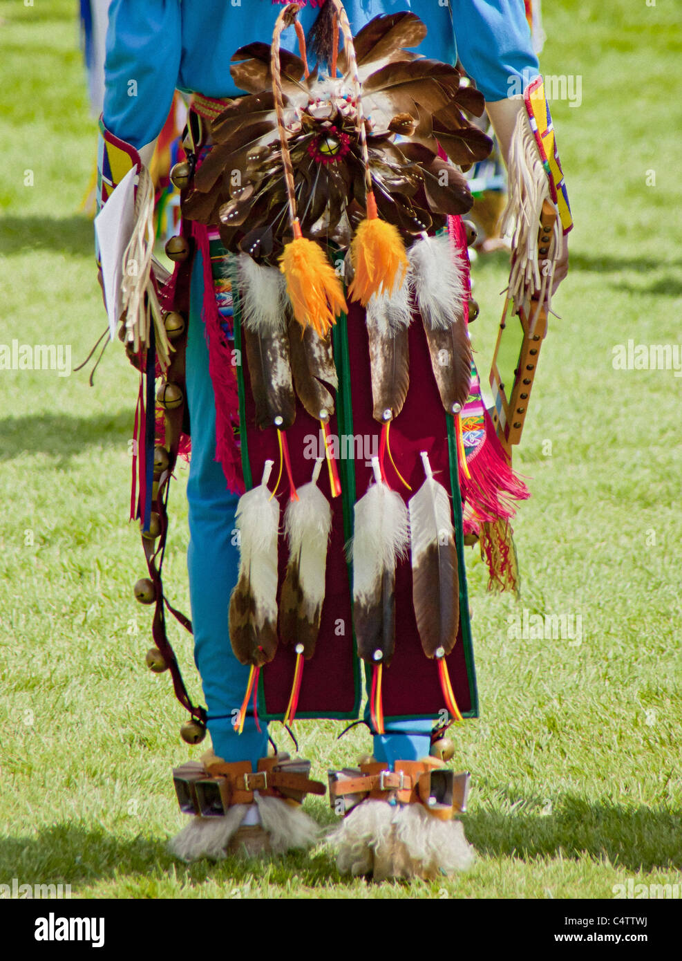 AMERICAN INDIAN POWWOW Stockfoto