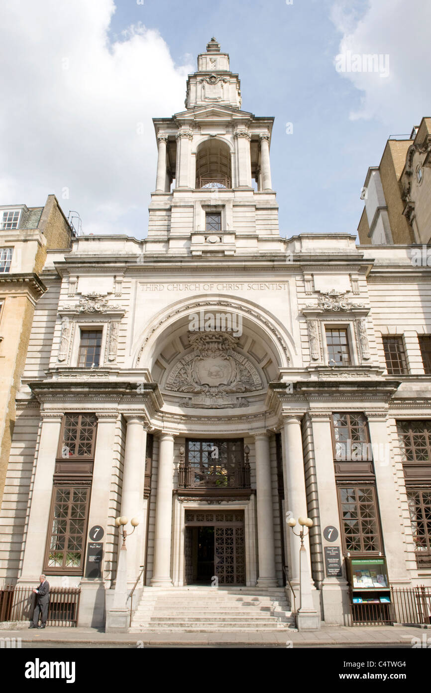 London, Mayfair Curzon Street dritte Kirche des Christlichen Wissenschaftler gegründet Mary Baker Eddy 1879 Glaube, Gebet heilt Stockfoto