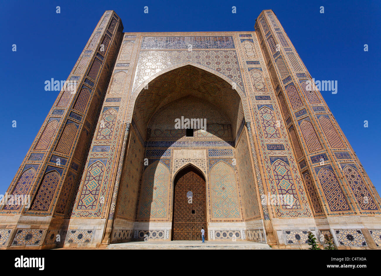 Usbekistan - Samarkand - Bibi-Khanym Moschee Stockfoto