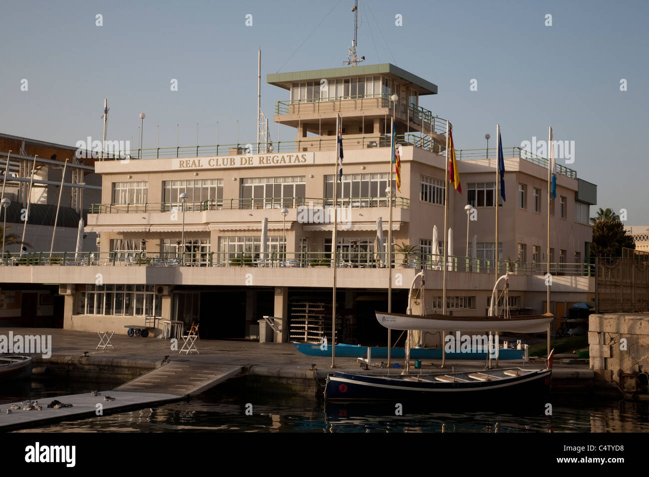 Royal Yachting Club - Real Club de Regatas in Alicante, Spanien Stockfoto