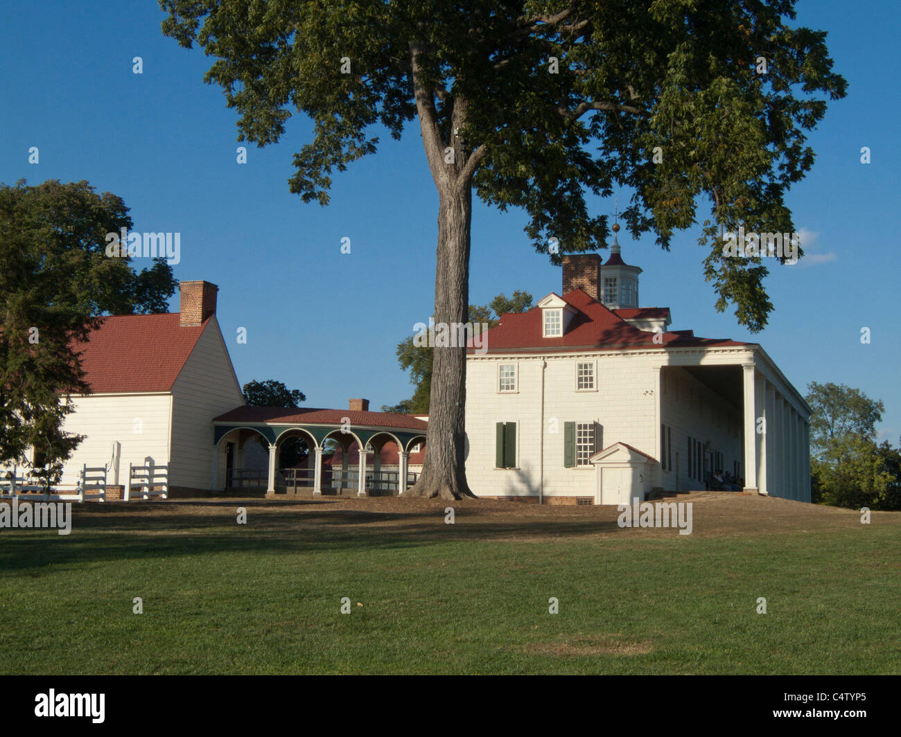 Virginia, Alexandria, Mount Vernon National Historic Landmark, George Washington residence Stockfoto