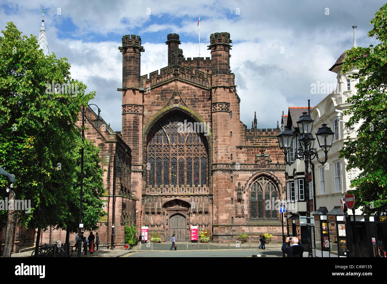 Kathedrale von Chester, Chester, Cheshire, England, Vereinigtes Königreich Stockfoto