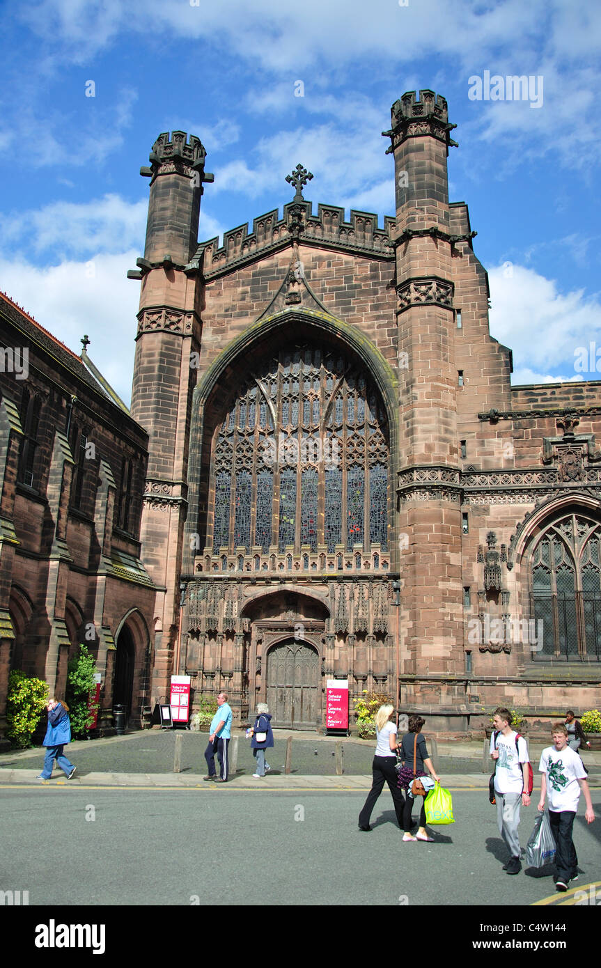 Kathedrale von Chester, Chester, Cheshire, England, Vereinigtes Königreich Stockfoto