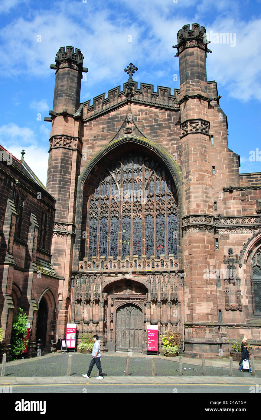 Kathedrale von Chester, Chester, Cheshire, England, Vereinigtes Königreich Stockfoto