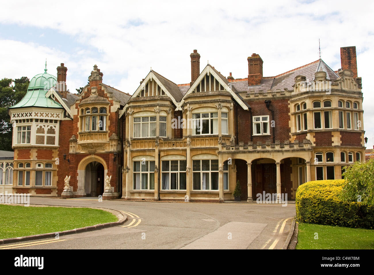 Bletchley Park Mansion Stockfoto