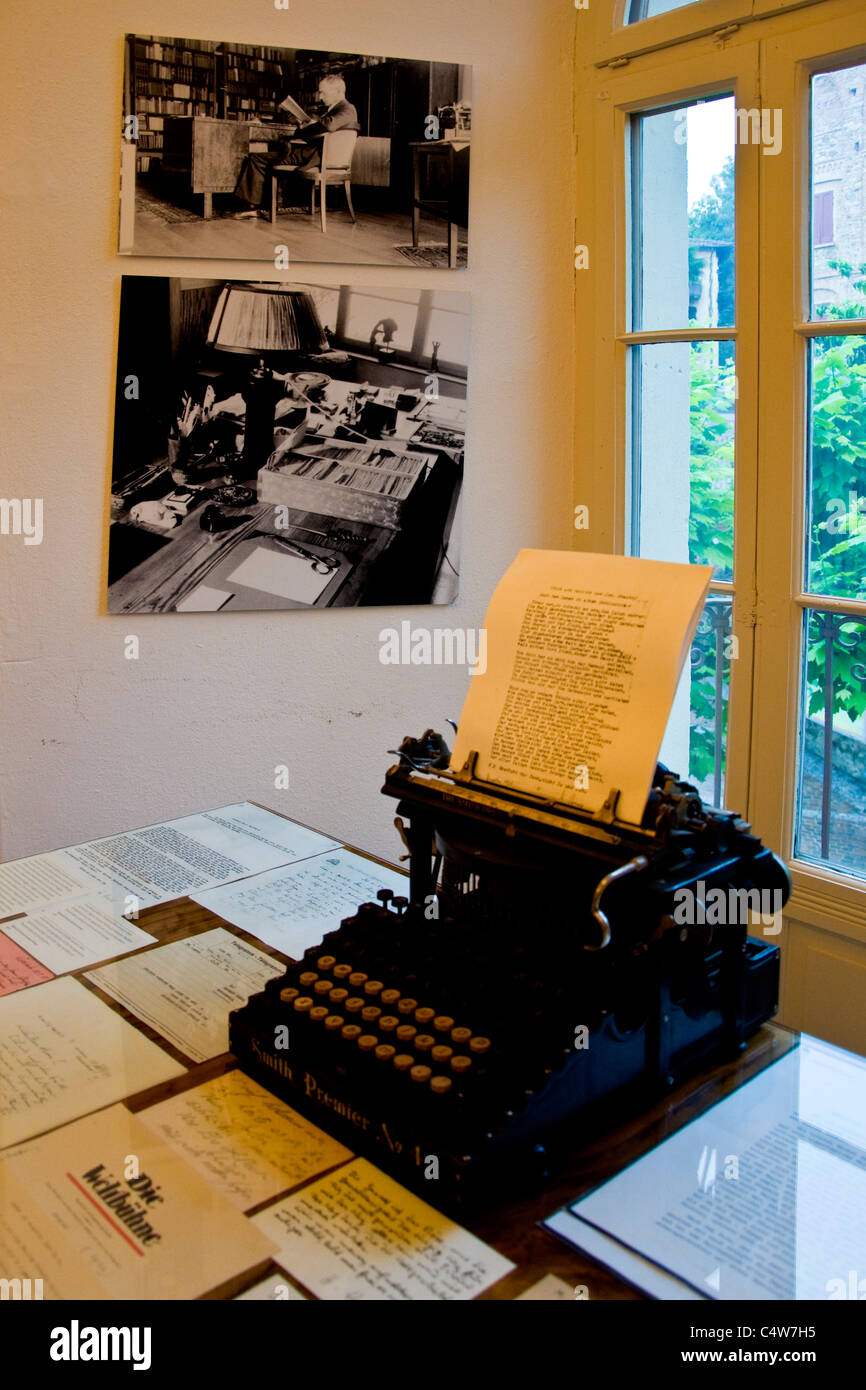 Museum Hermann Hesse Montagnola; Schweiz Stockfoto