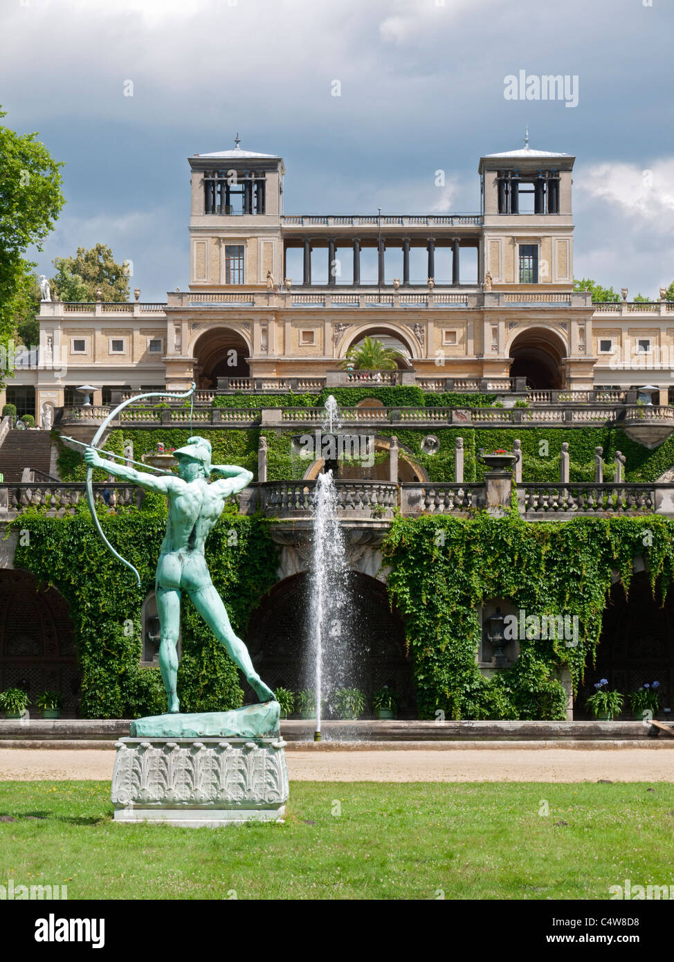 Gärten und Skulptur von SansSouci in Potsdam Deutschland Stockfoto