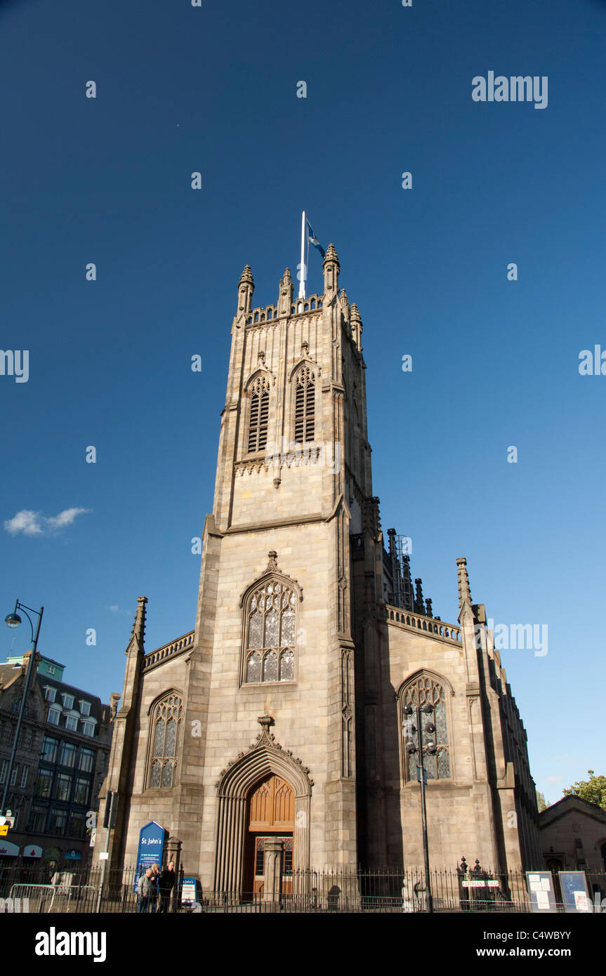 Schottland, Edinburgh. Der Heilige Johannes der Evangelist Scottish Episcopal Church. Stockfoto