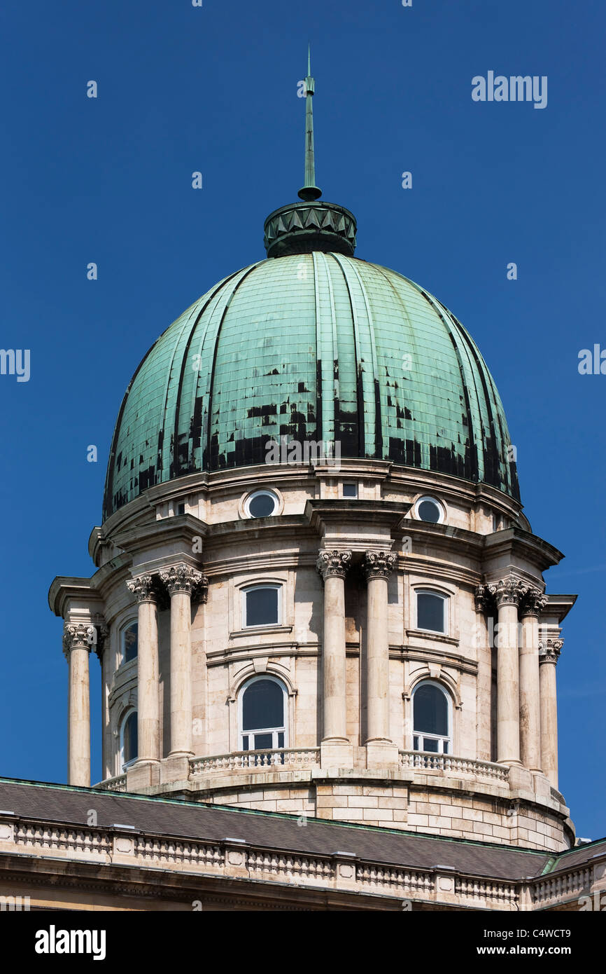 Kuppel des Budaer Burg Budapest, Ungarn, Europa Stockfoto