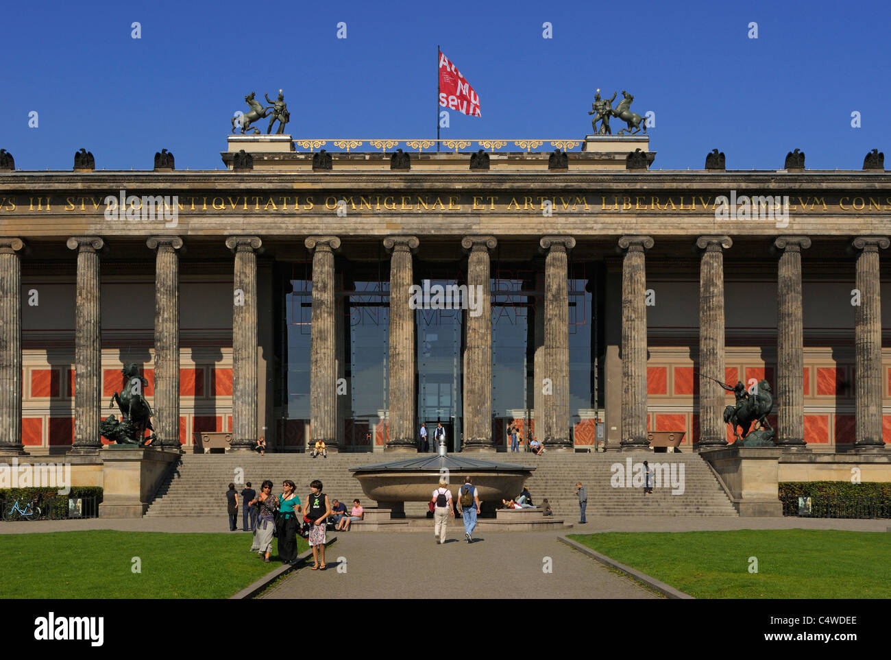 Altes Museum und Lustgarten, Museumsinsel, Museumsinsel, UNESCO-Weltkulturerbe, Mitte Bezirk, Berlin, Deutschland, Europa Stockfoto