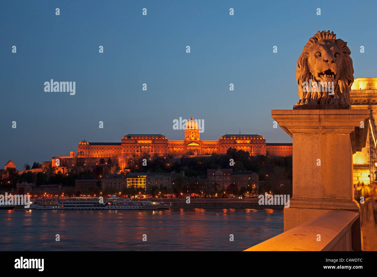 Budaer Burg in Budapest, Ungarn, Europa Stockfoto