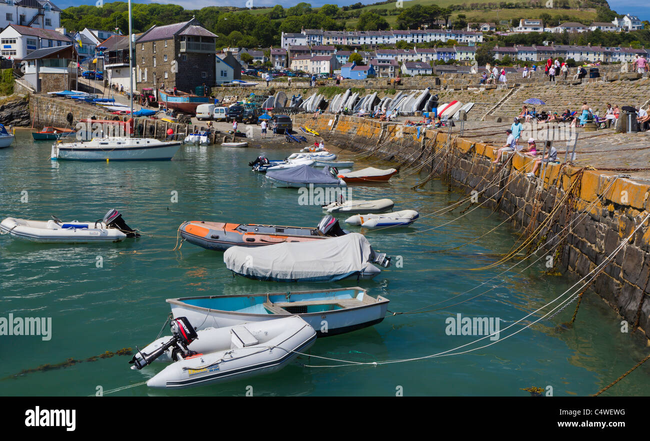 New Quay, Cardigan Bay, Cardigan, Wales, UK. Stockfoto