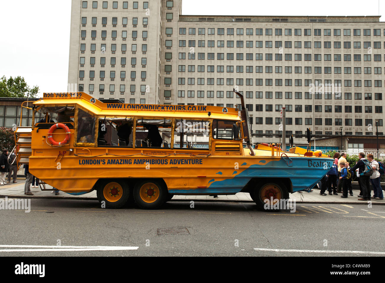 Tour durch London Frosch Stockfoto