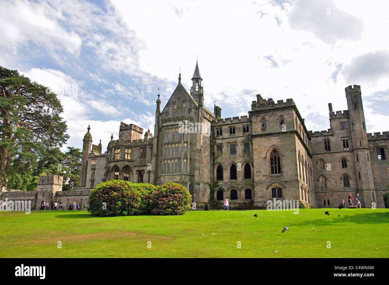 "Die Türme" Haus, Alton Towers Themenpark Alton, Staffordshire, England, Vereinigtes Königreich Stockfoto