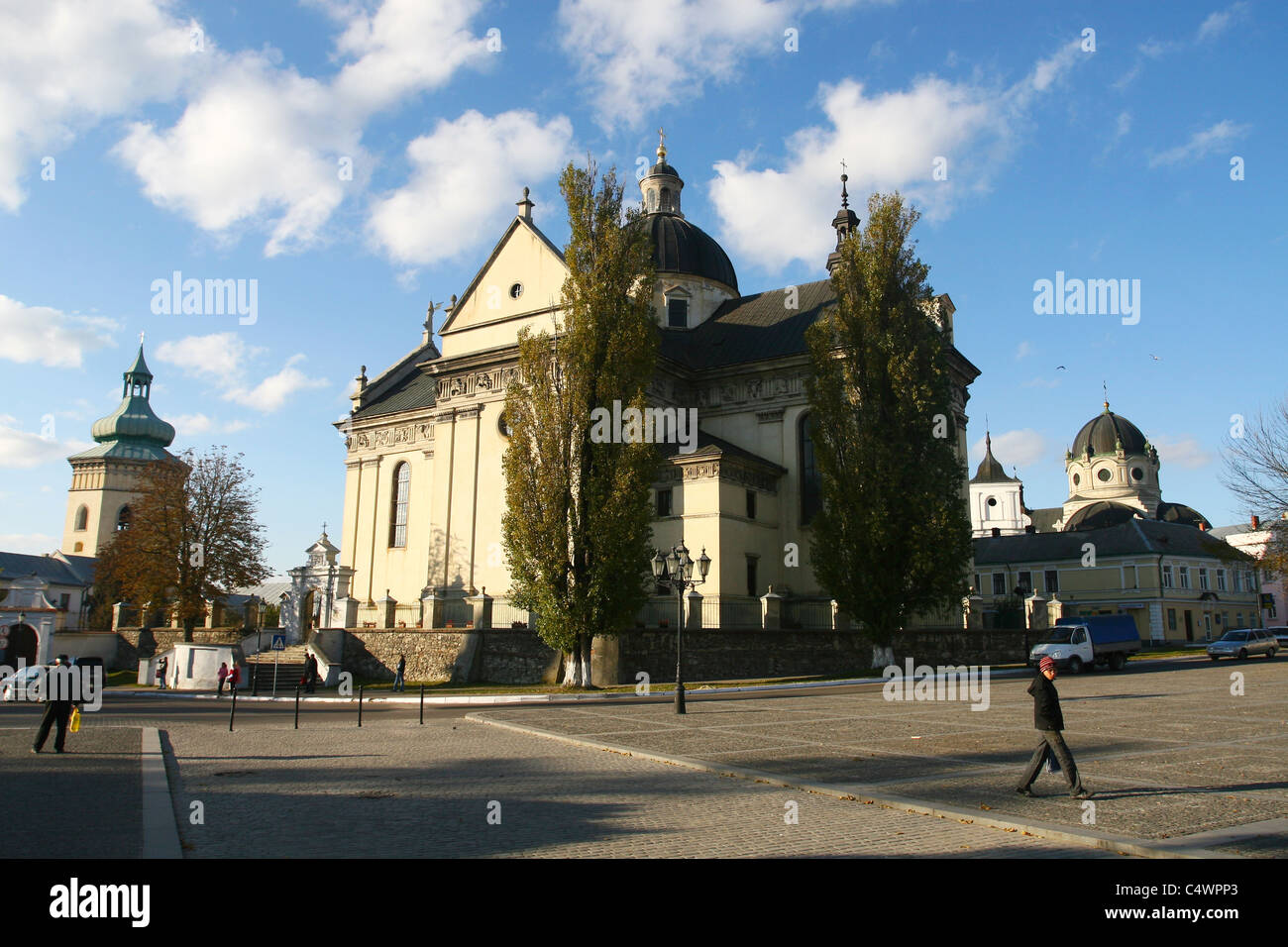 Schowkwa, Zolkiew, St. Lawrence Kathedrale, 1606-1618, Lemberg/Lviv Oblast, Westukraine Stockfoto