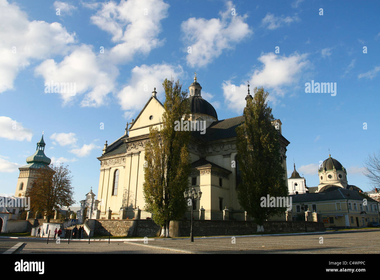 Schowkwa, Zolkiew, St. Lawrence Kathedrale, 1606-1618, Lemberg/Lviv Oblast, Westukraine Stockfoto
