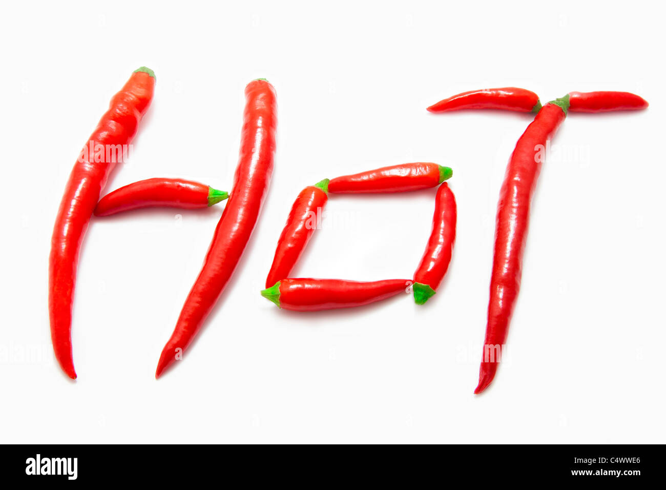 Red hot Chili peppers Stockfoto