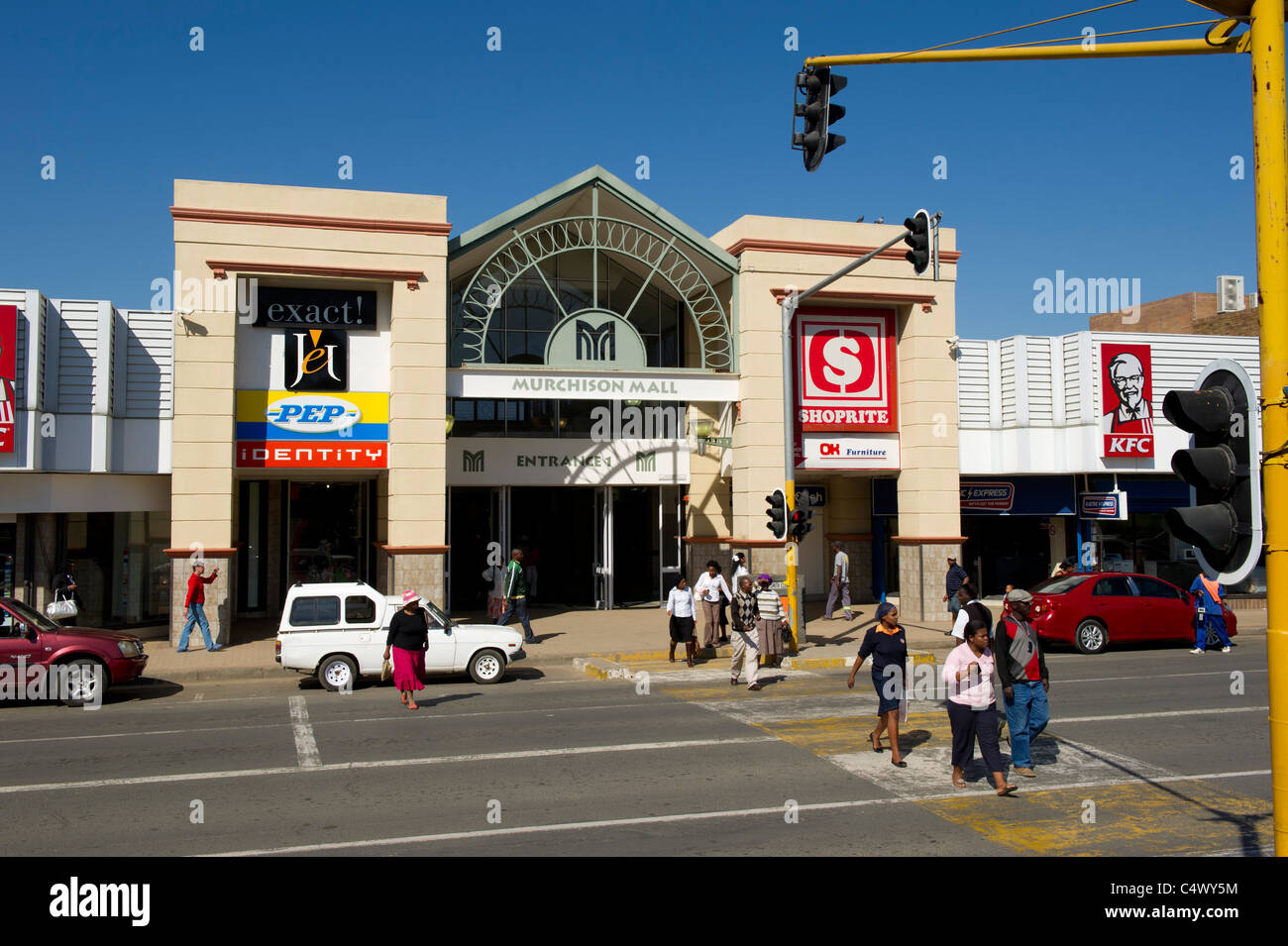 Murchison Mall, Ladysmith, Südafrika Stockfoto