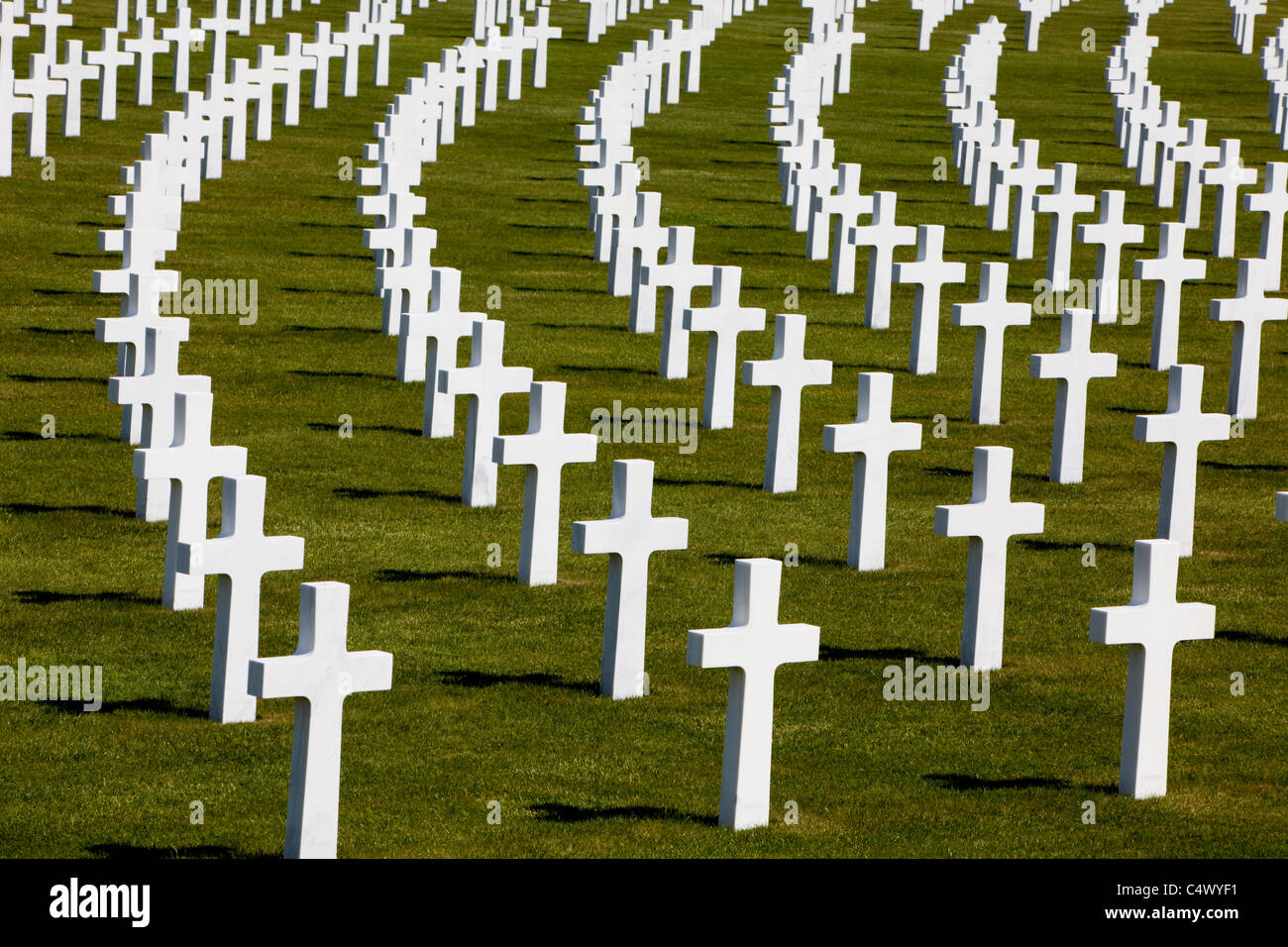 Henri-Chapelle amerikanischen Friedhof und Denkmal amerikanischen Soldatenfriedhof in Henri-Chapelle, Belgien Stockfoto