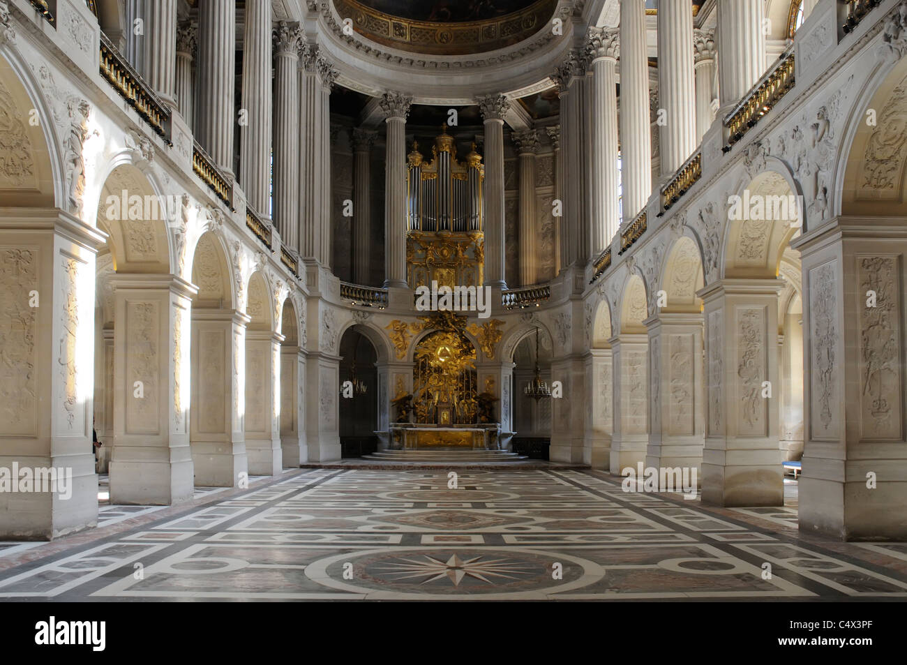 Die königliche Kapelle im Schloss Versailles bei Paris, Frankreich Stockfoto