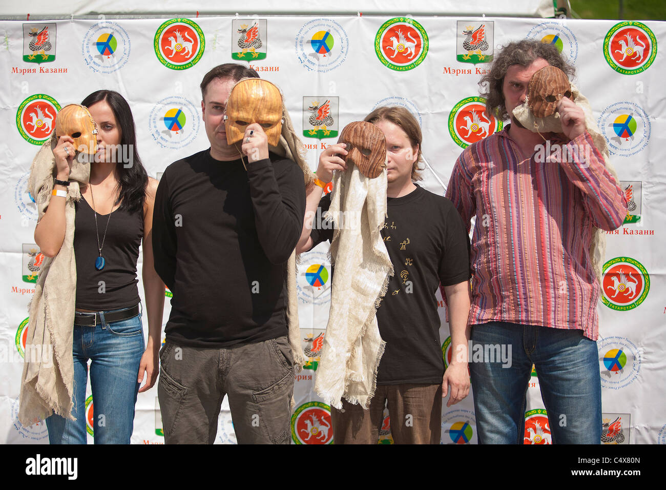 Rockfestival "Schöpfung des Friedens" nach Kasan. Stockfoto