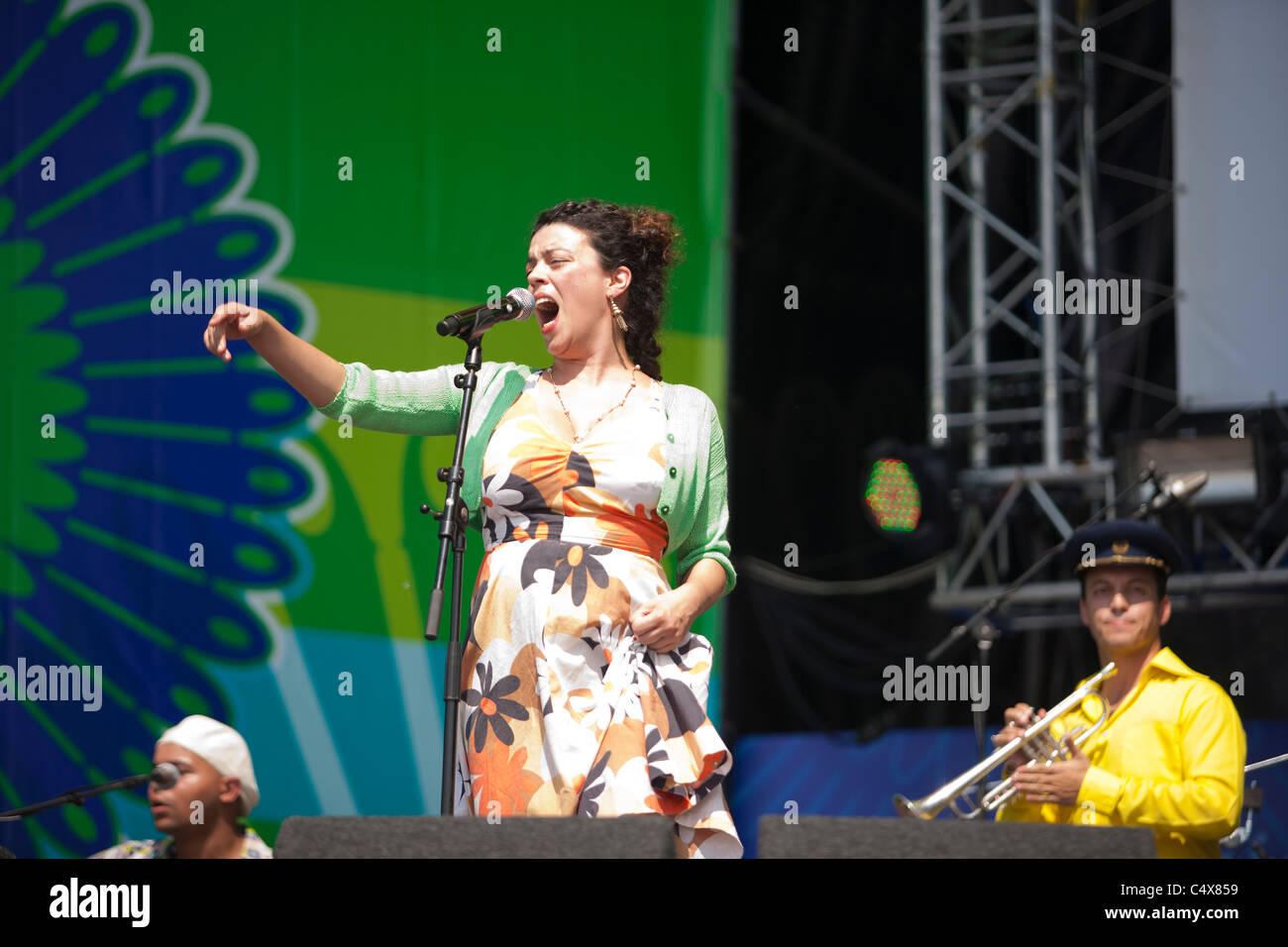 Rockfestival "Schöpfung des Friedens" nach Kasan. Stockfoto