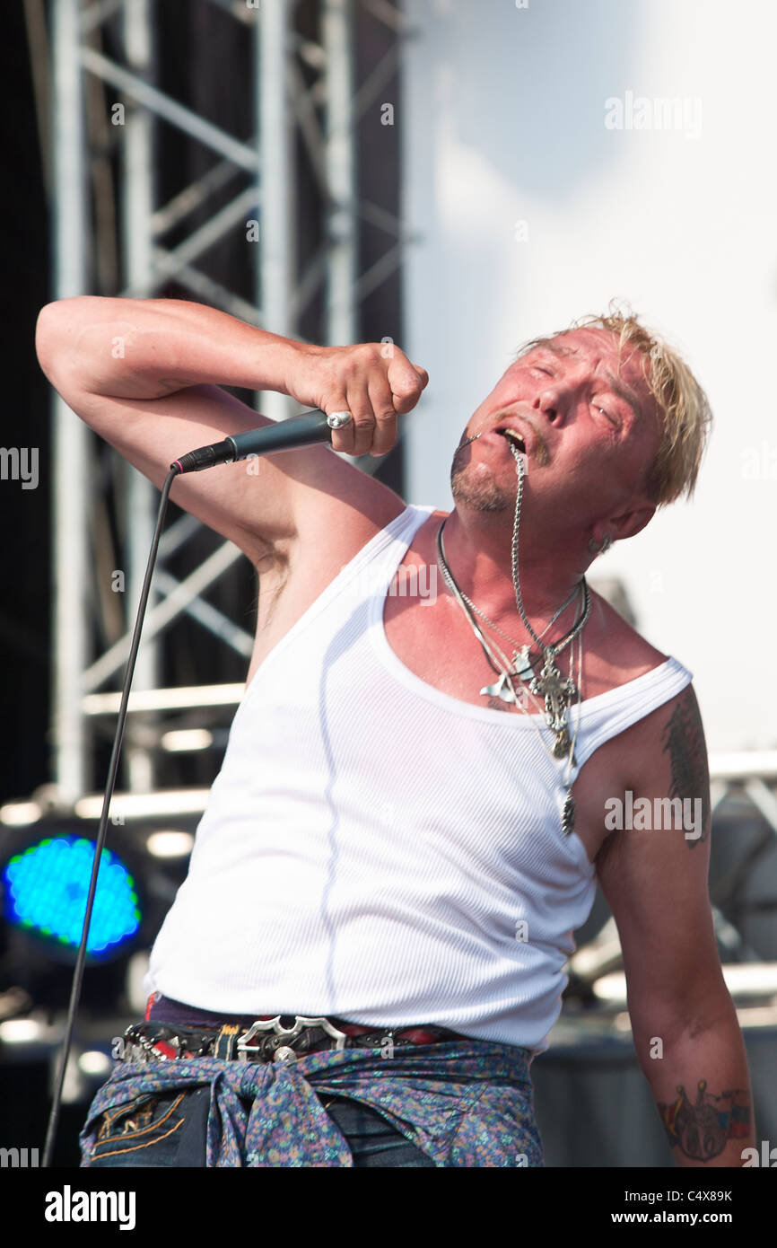 Rockfestival "Schöpfung des Friedens" nach Kasan. Garik Sukhachev Stockfoto