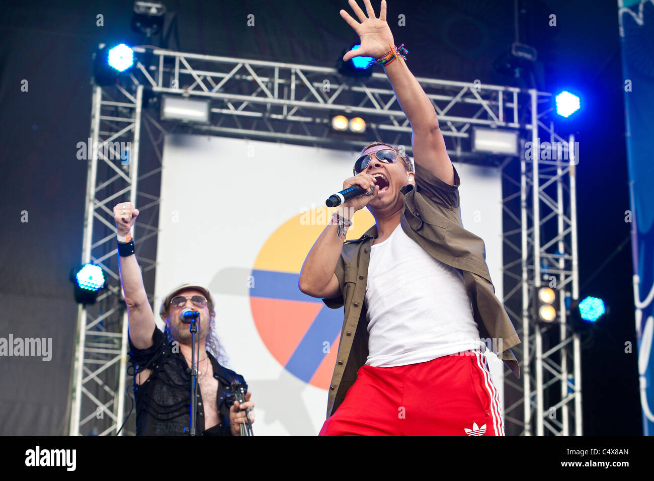 Rockfestival "Schöpfung des Friedens" nach Kasan. Stockfoto