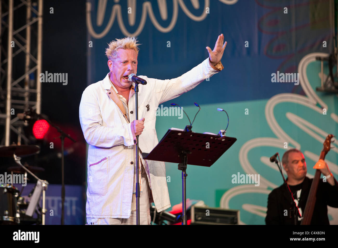 Rockfestival "Schöpfung des Friedens" nach Kasan. John Lydon Stockfoto