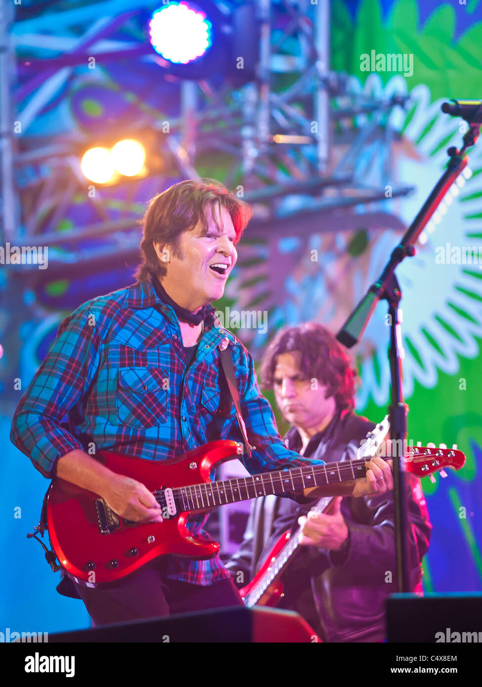 Rockfestival "Schöpfung des Friedens" nach Kasan. John Fogerty Stockfoto