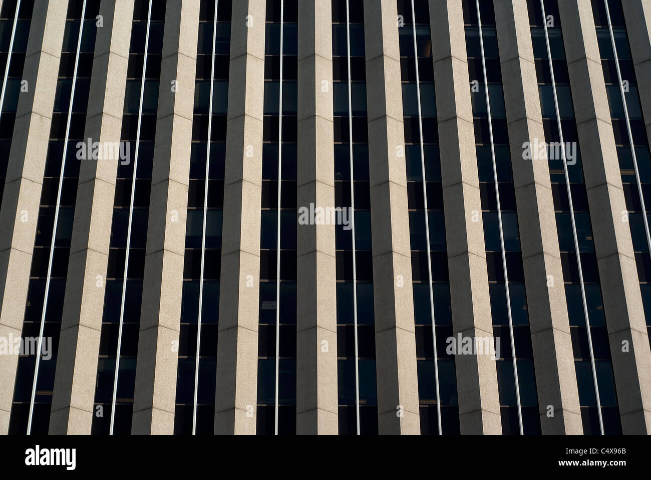 Architektonischen Hintergrund Details eines modernen Bürogebäudes. Stockfoto