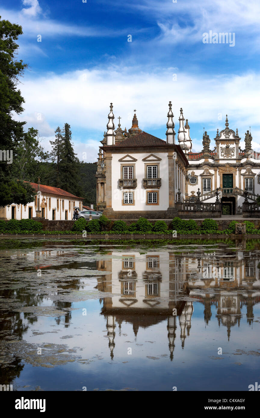 Mateus Palast (Solar de Mateus), in der Nähe von Vila Real, Portugal Stockfoto