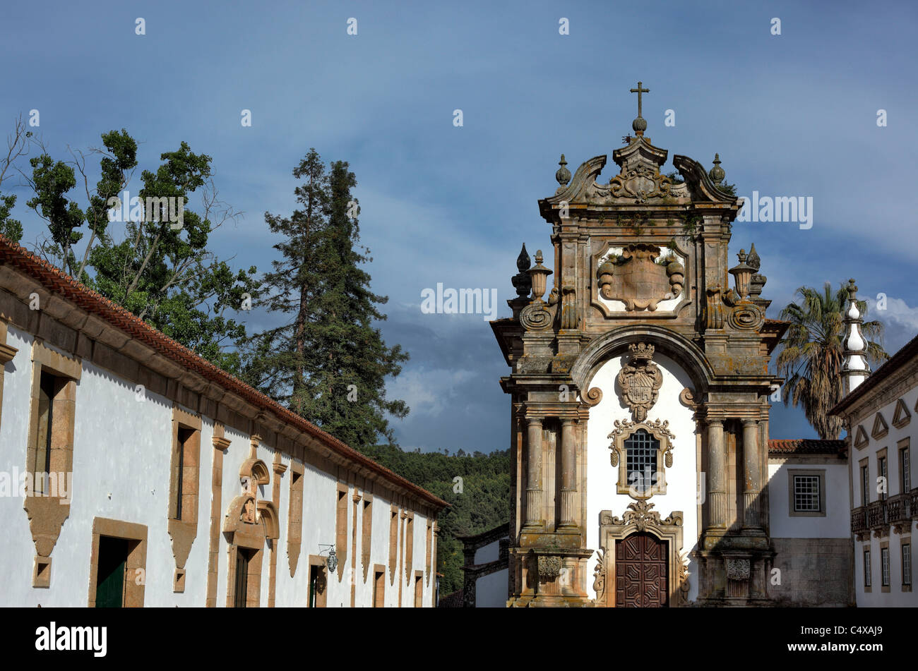 Mateus Palast (Solar de Mateus), in der Nähe von Vila Real, Portugal Stockfoto