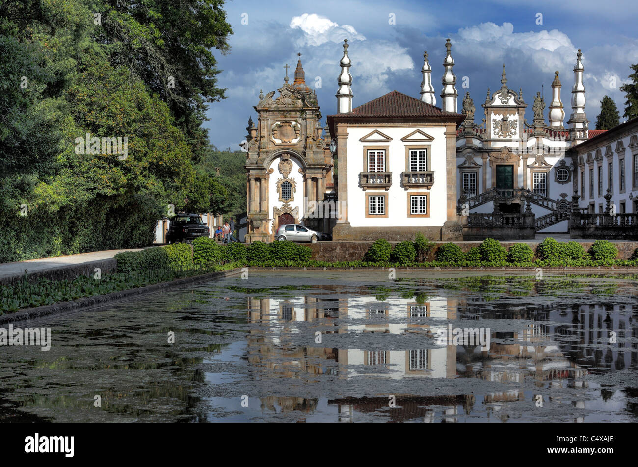 Mateus Palast (Solar de Mateus), in der Nähe von Vila Real, Portugal Stockfoto