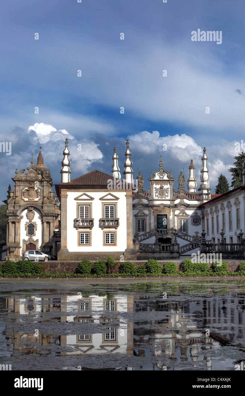 Mateus Palast (Solar de Mateus), in der Nähe von Vila Real, Portugal Stockfoto