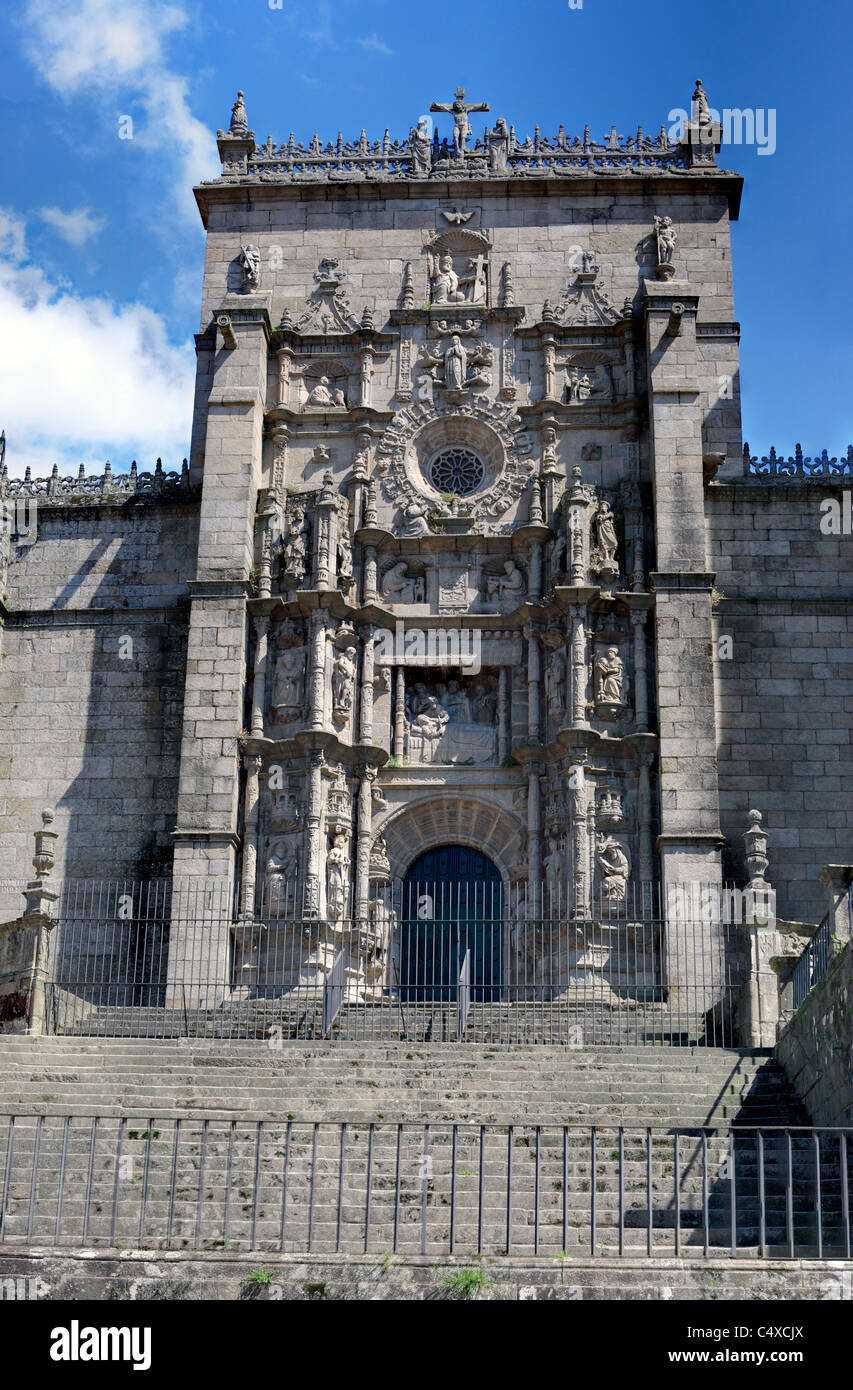 Basílica de Santa María la Mayor, Pontevedra, Galicien, Spanien Stockfoto