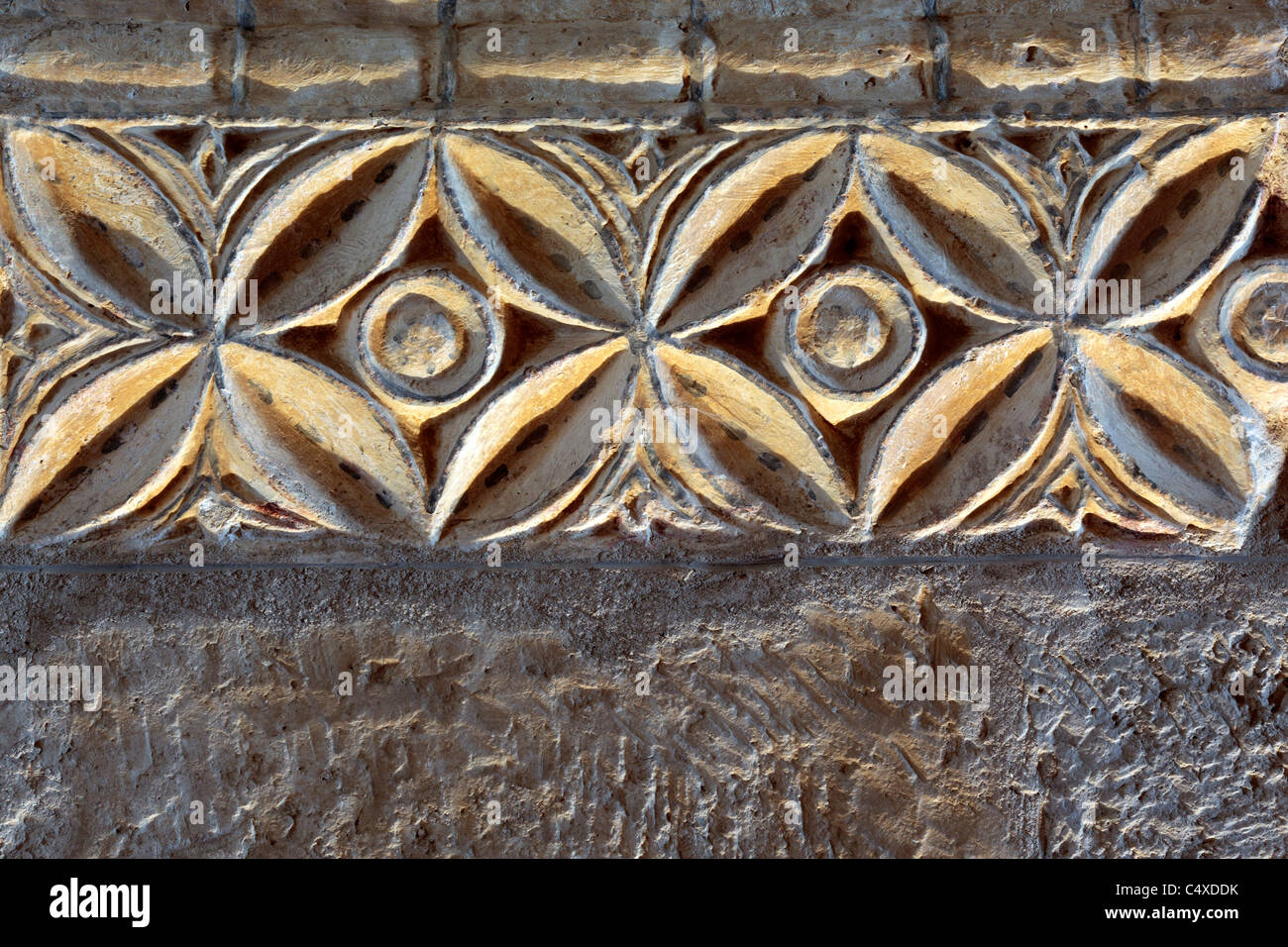 Westgotischen Kirche San Juan Bautista (7. Jahrhundert), Banos de Cerrato, Valladolid, Kastilien und Leon, Spanien Stockfoto