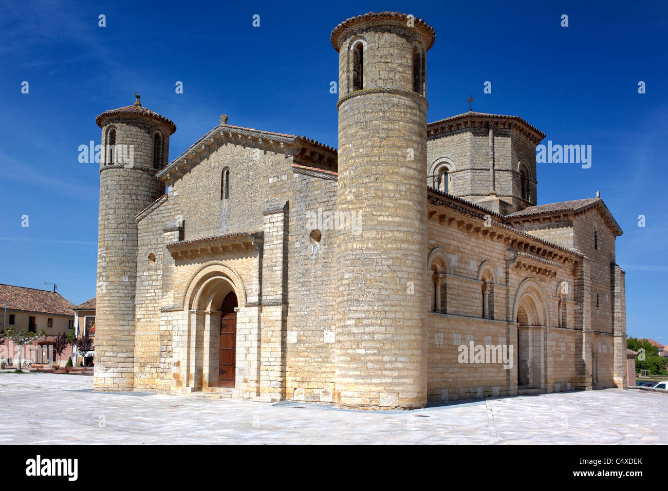 Romanische Kirche von San Martin de Tours, Fromista, Valladolid, Kastilien und Leon, Spanien Stockfoto