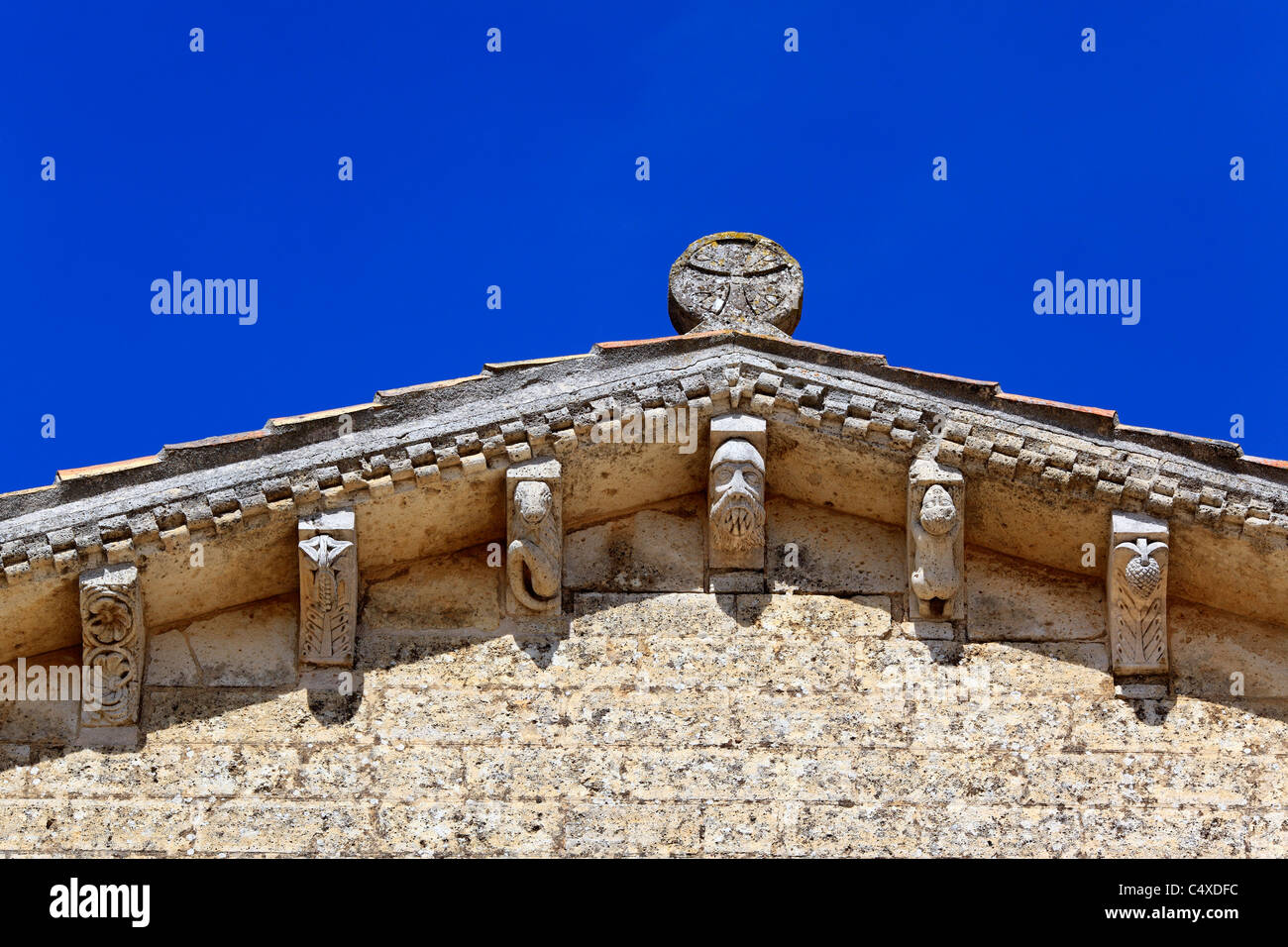 Romanische Kirche von San Martin de Tours, Fromista, Valladolid, Kastilien und Leon, Spanien Stockfoto