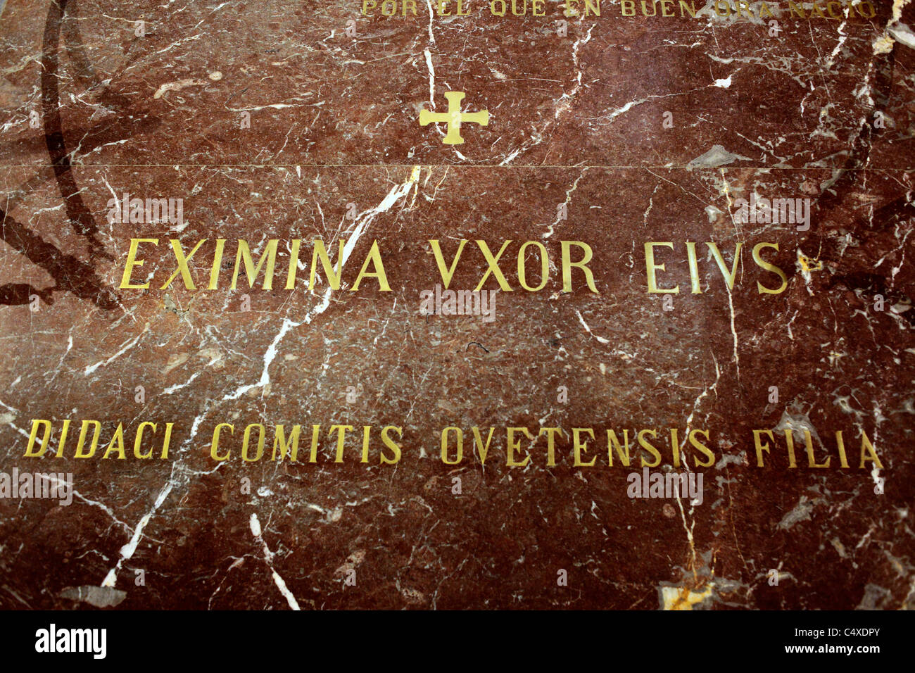 Grabstätte von El Cid, Kathedrale, Burgos, Kastilien und Leon, Spanien Stockfoto