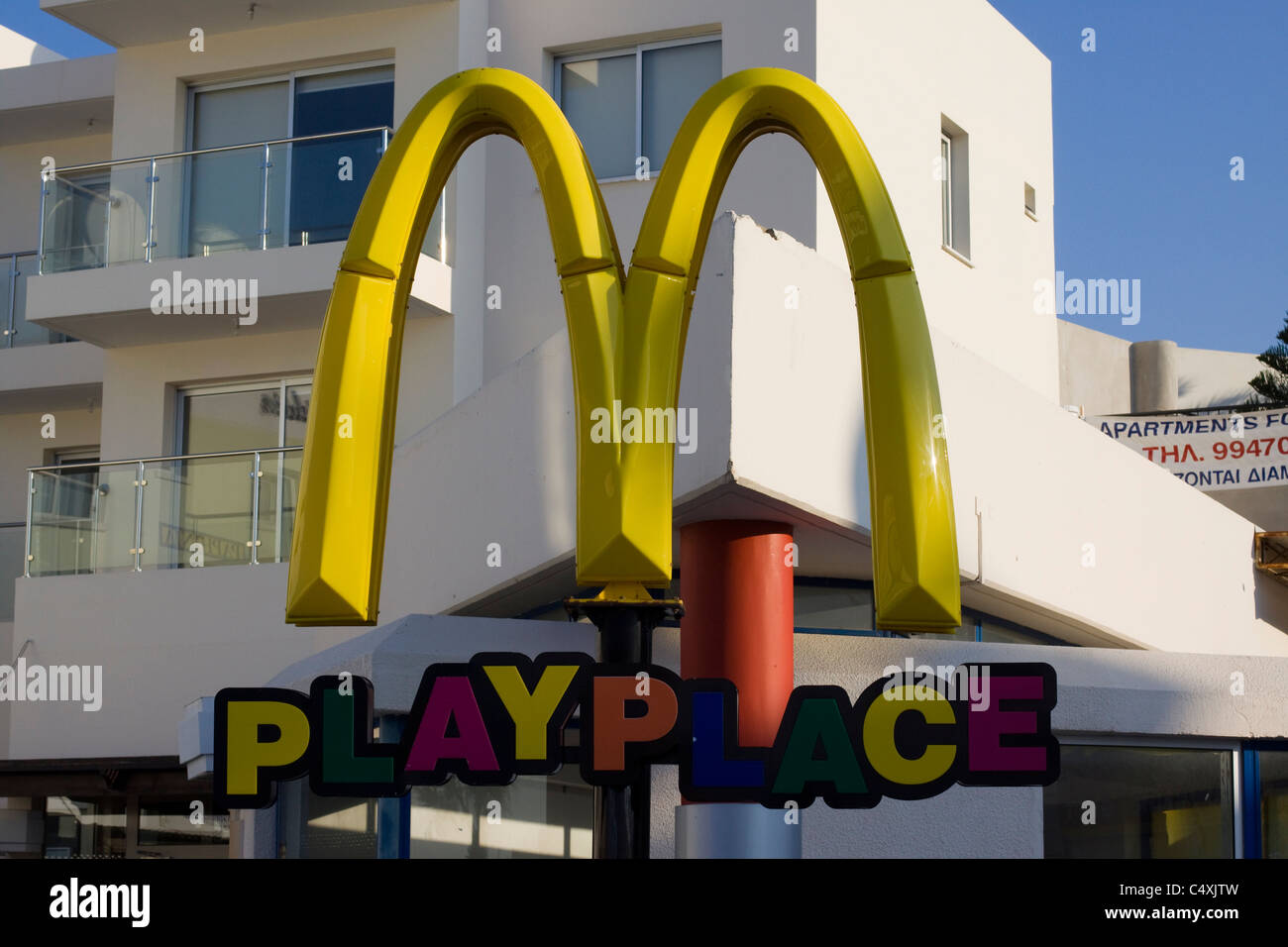 MacDonald spielen Platz In Pafos-Zypern Stockfoto