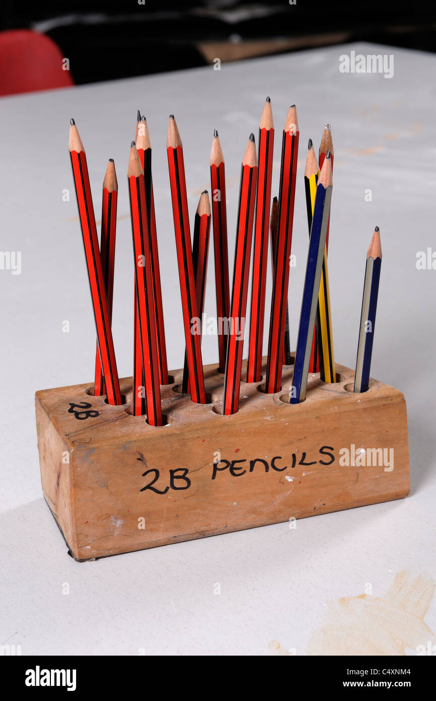 Bleistifte 2 b Stockfoto