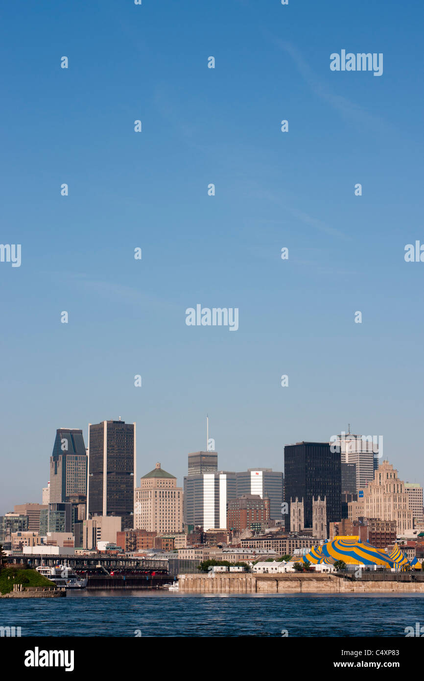 Skyline von Montreal Stockfoto