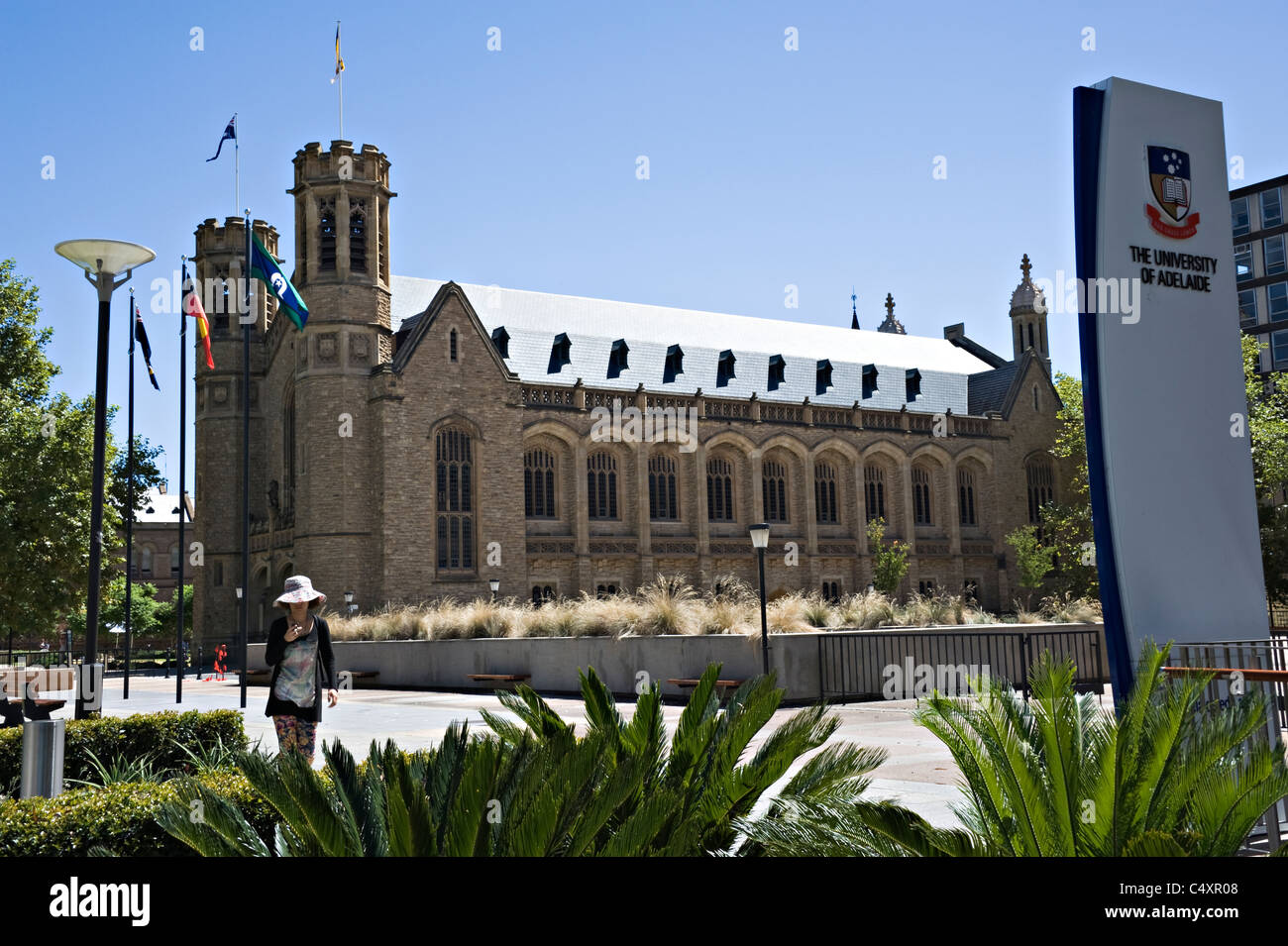 Der schöne Bonython Halle an der University of Adelaide North Terrace Süd Australien Stockfoto