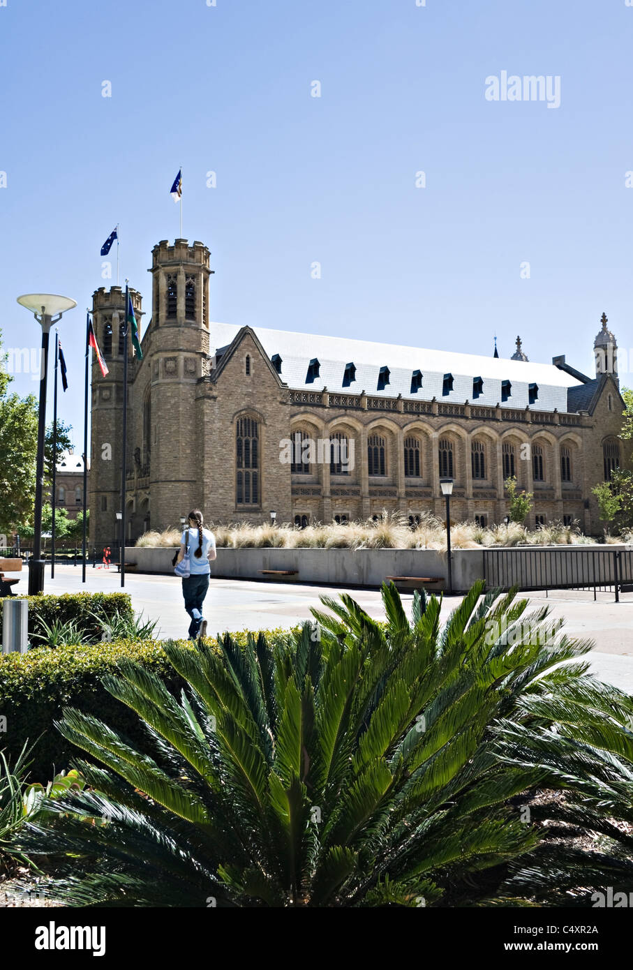 Der schöne Bonython Halle an der University of Adelaide North Terrace Süd Australien Stockfoto