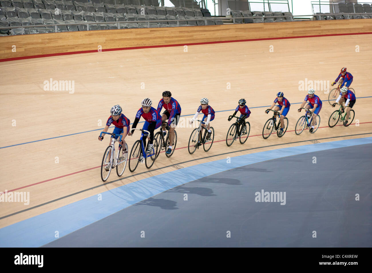 London Olympischen Velodrom 2012 Stockfoto