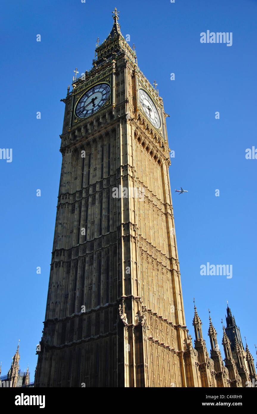 Big Ben, Houses of Parlament, Parliament Square, Westminster, City of Westminster, Greater London, England, Vereinigtes Königreich Stockfoto
