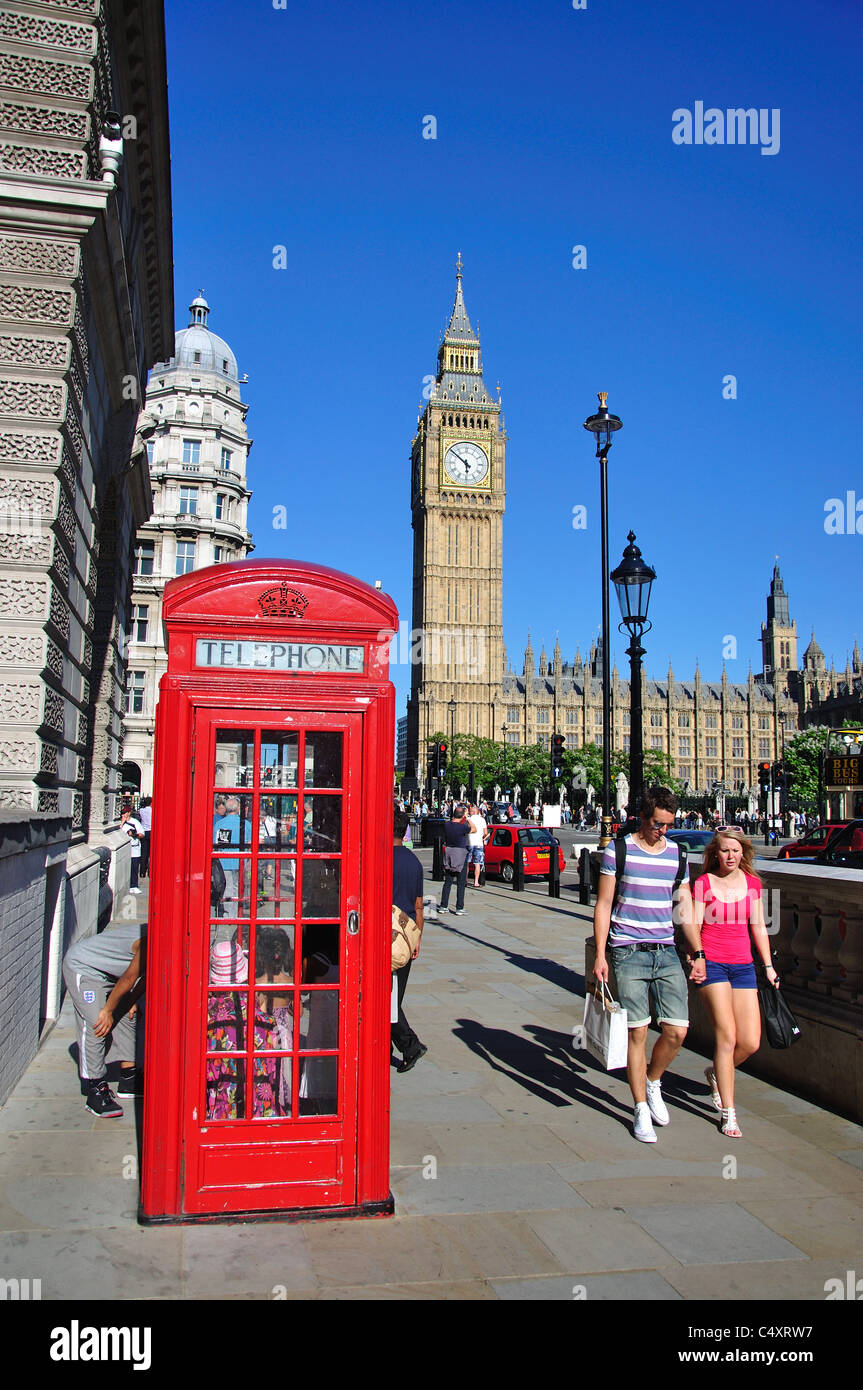 Big Ben und die Houses of Parlament, Parliament Square, Westminster, City of Westminster, Greater London, England, Vereinigtes Königreich Stockfoto
