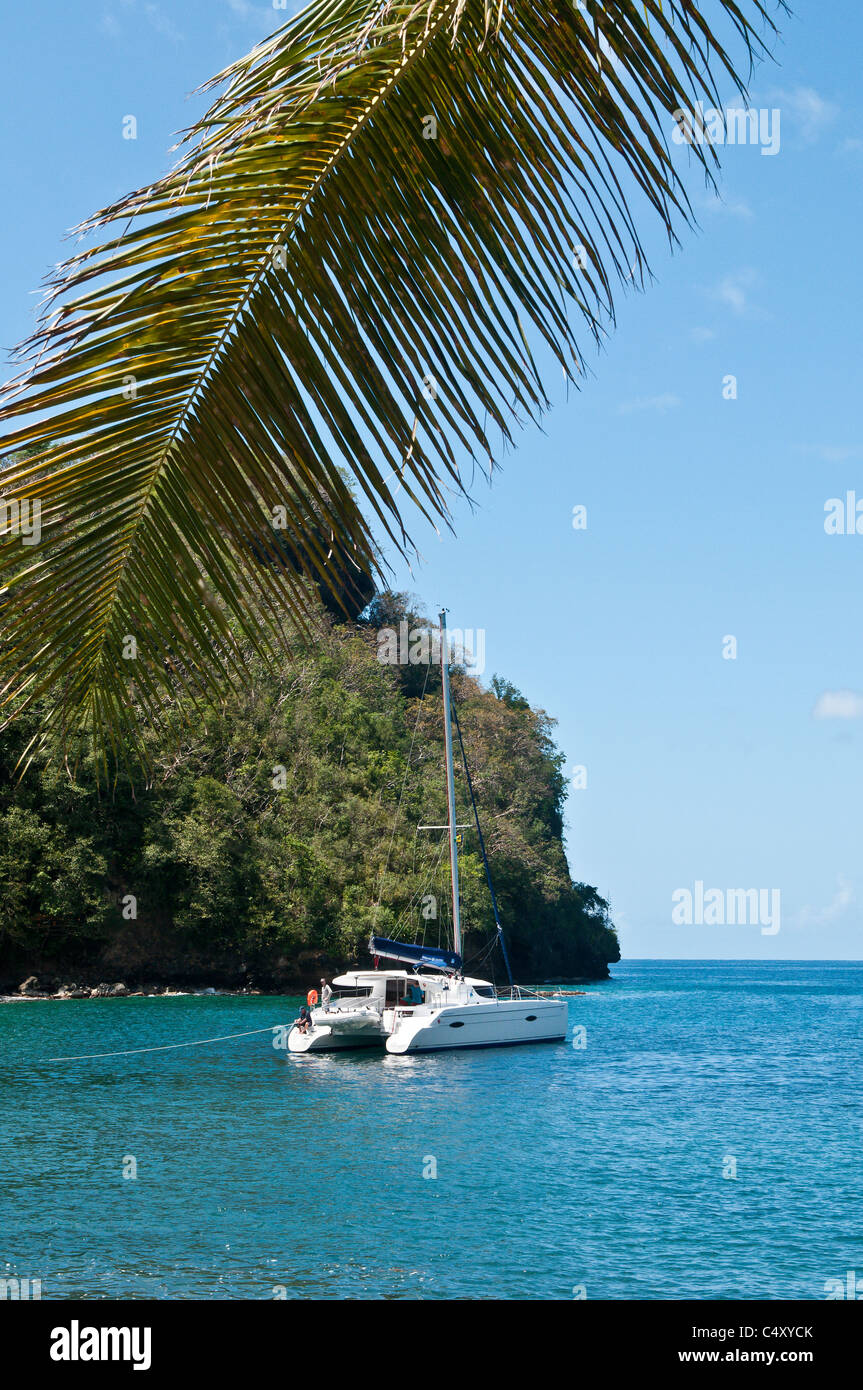 Wallilabou Bay, set von Fluch der Karibik Film, St. Vincent und die ...